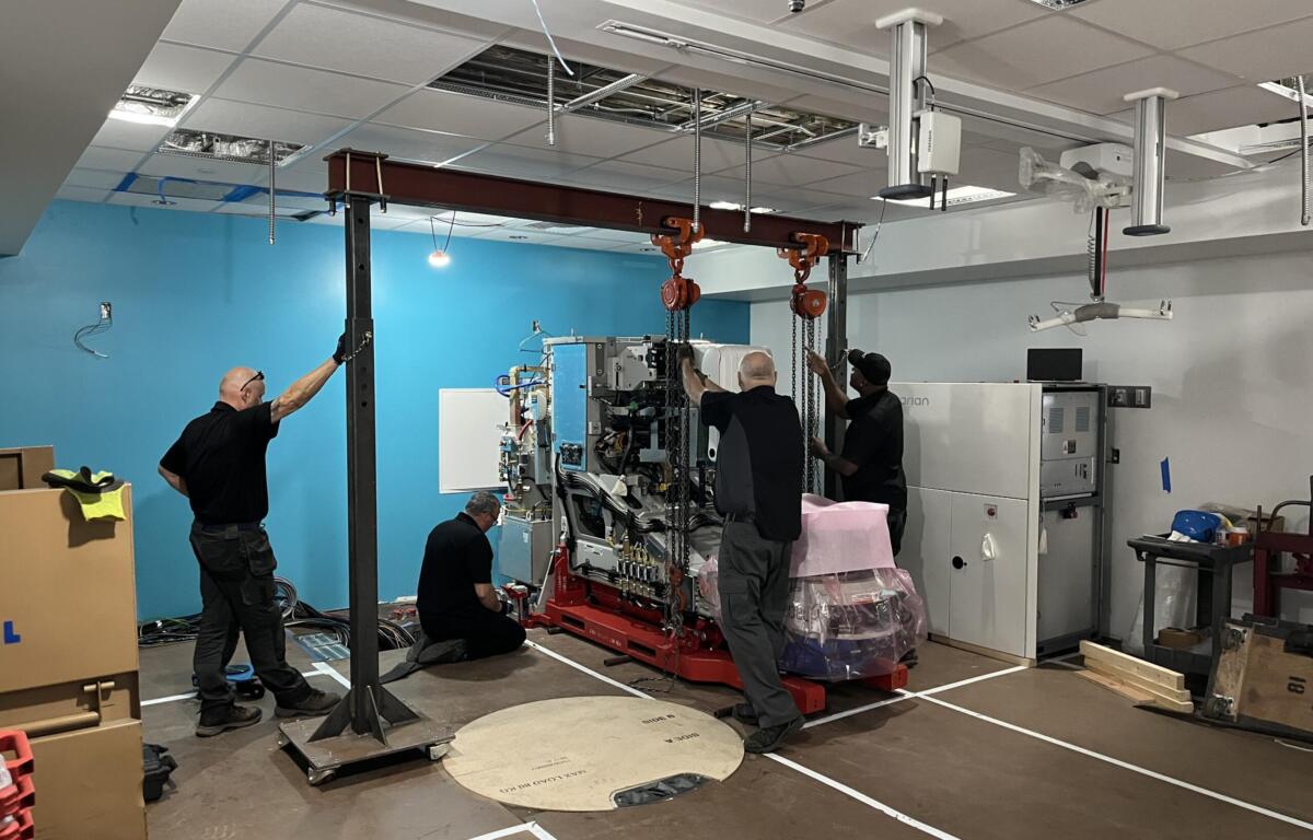 Linear accelerator at Cheshire Med