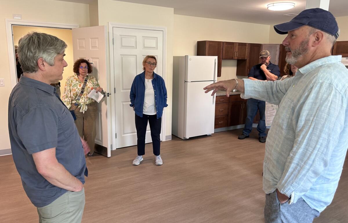 Maggie Hassan at Roosevelt Apartments
