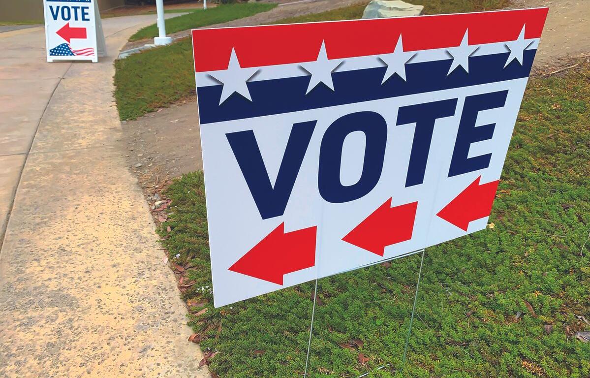 Vote sign