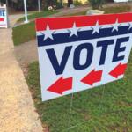 Vote sign
