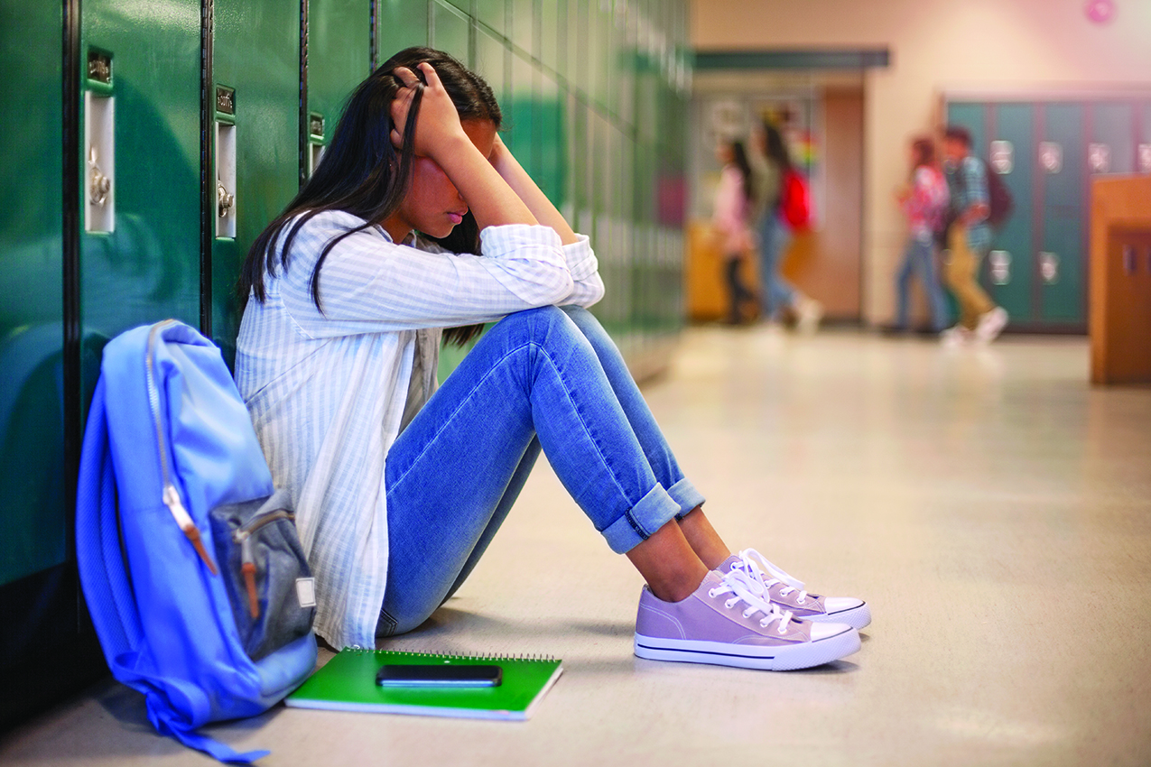 Stressed student