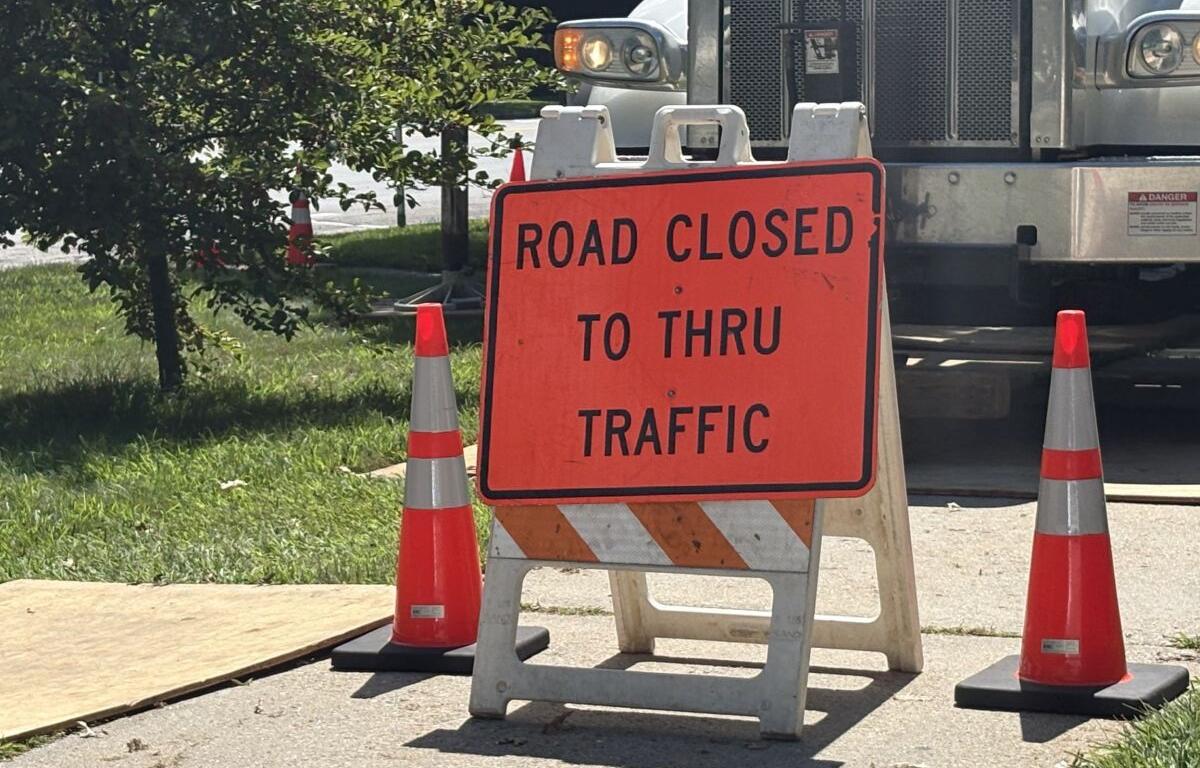 Road closed