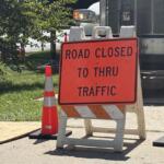 Road closed
