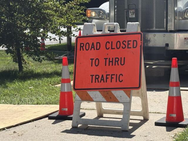 Road closed