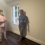 Senator Shaheen and Josh Meehan of Keene Housing