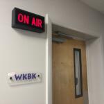 WKBK studio door