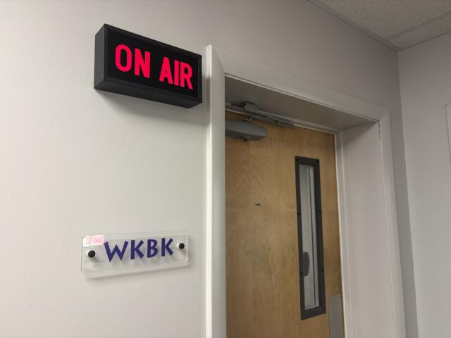 WKBK studio door