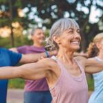 Seniors exercising