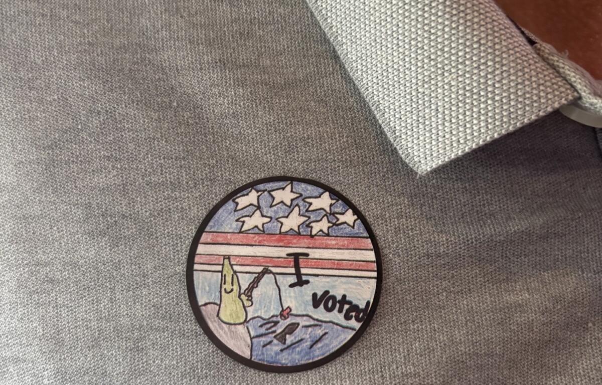 NH primary voting sticker