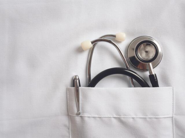stethoscope and white coat