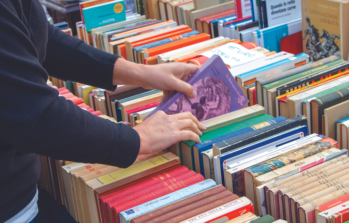 Library book sale