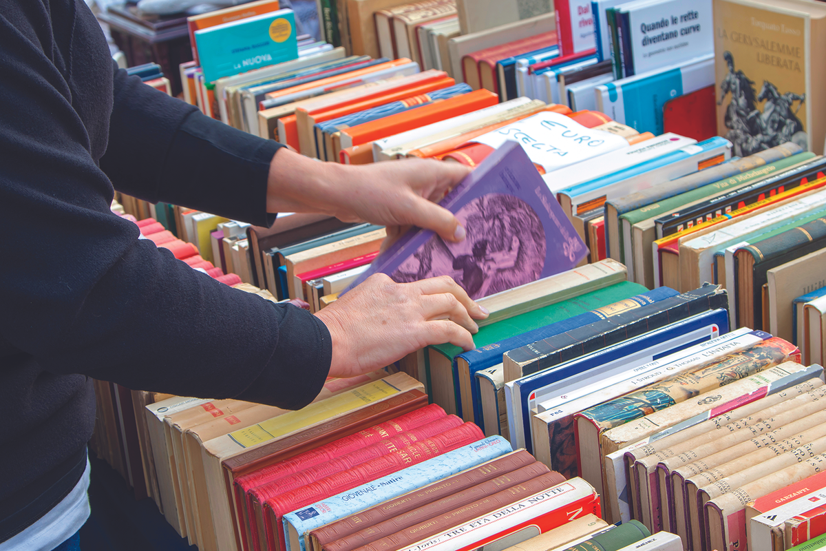Library book sale