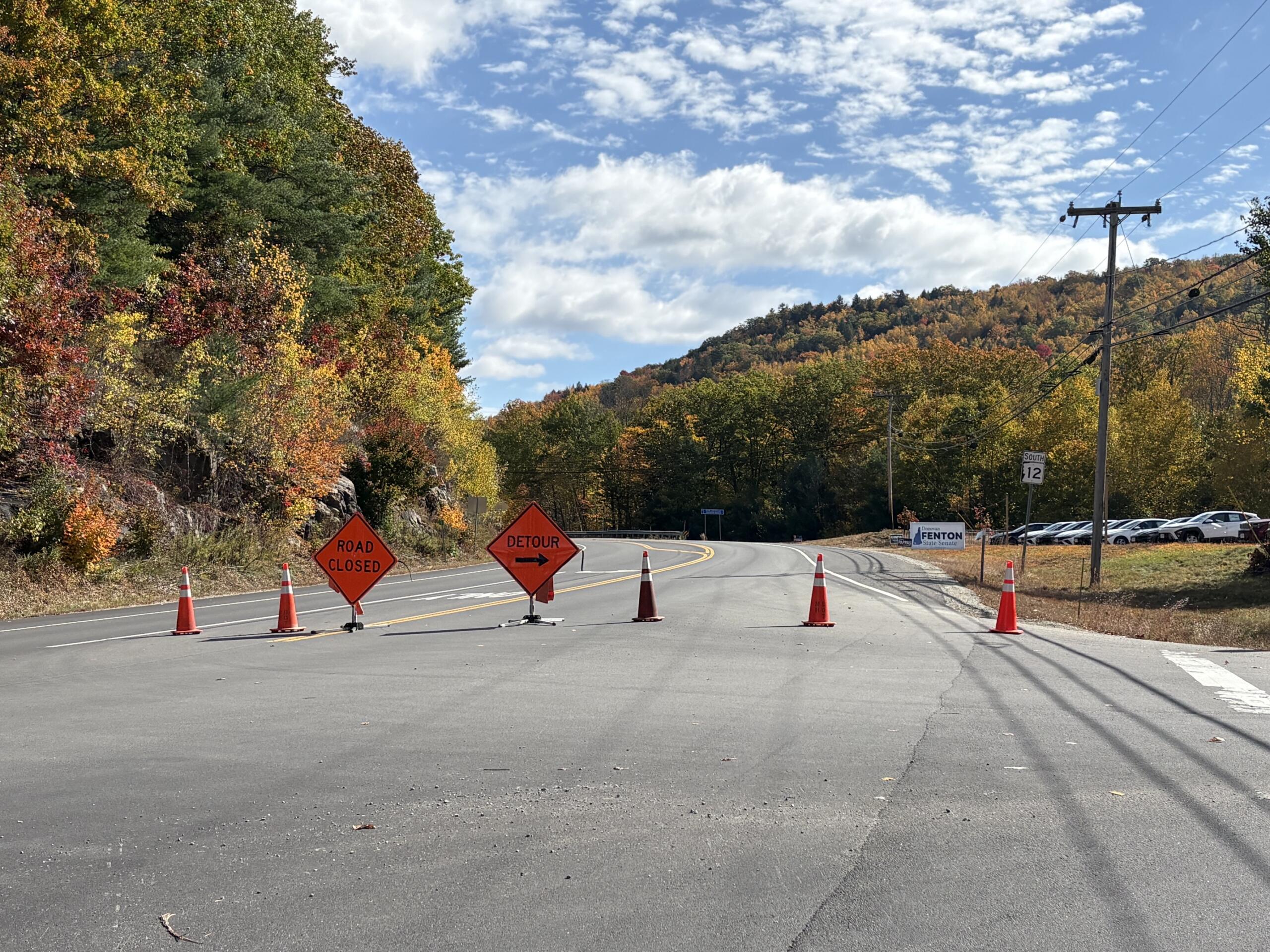 Route 12 closure due to fatal motor vehicle accident